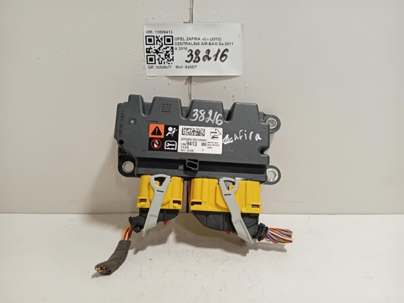 Centralina Air-bag 13589413 Opel Zafira C 2012