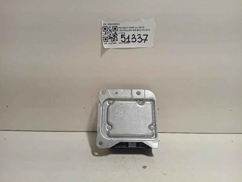 Centralina Air-bag 9808309280 Peugeot 2008 I 2013