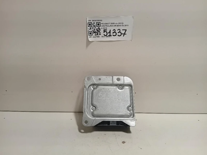 Centralina Air-bag 9808309280 Peugeot 2008 I 2013