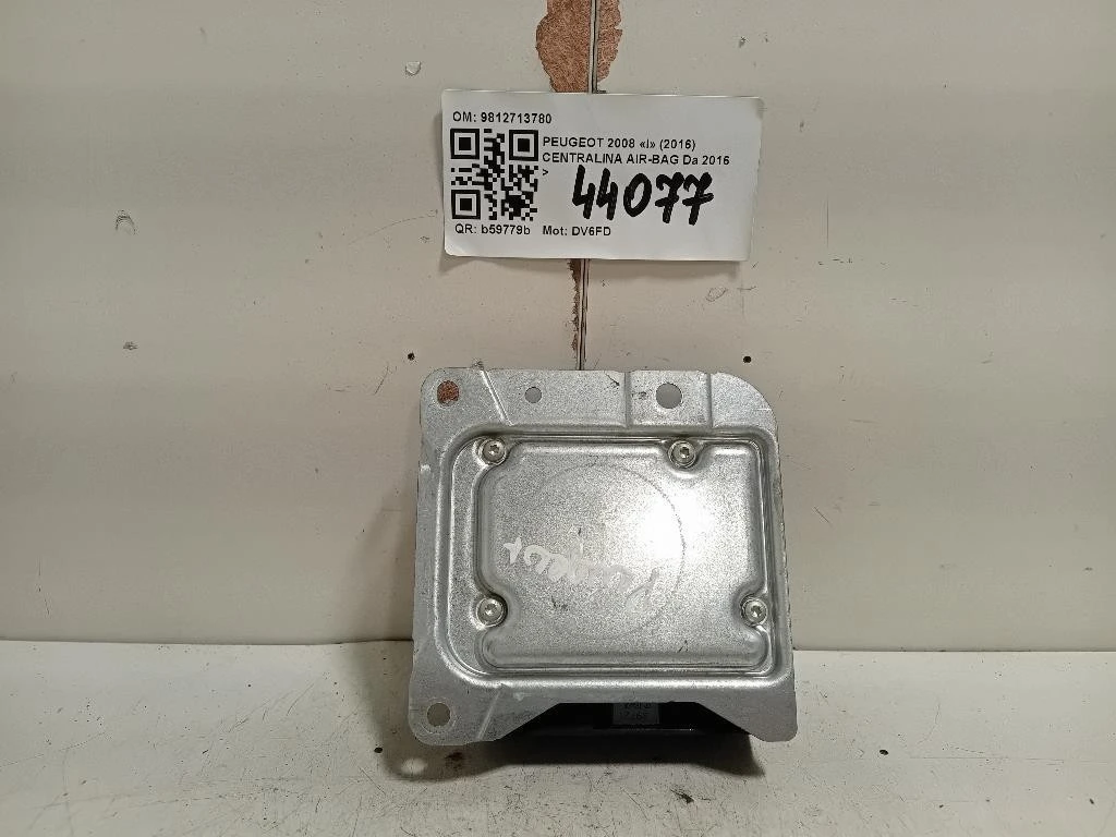Centralina Air-bag 9812713780 Peugeot 2008 I 2016