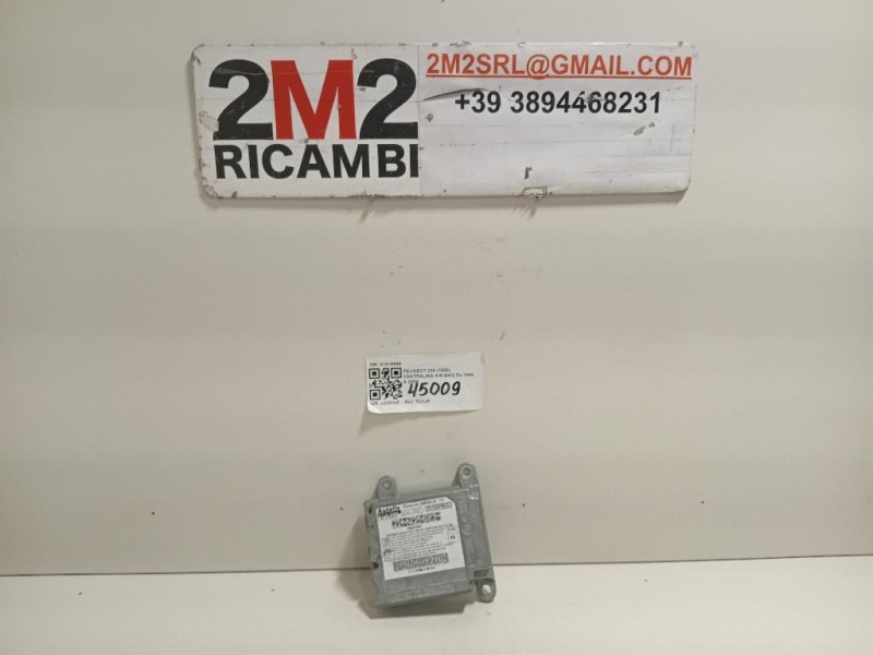 Centralina Air-bag 21619695 Peugeot 206 1999