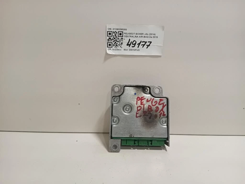 Centralina Air-bag 01390298080 Peugeot Boxer III 2014