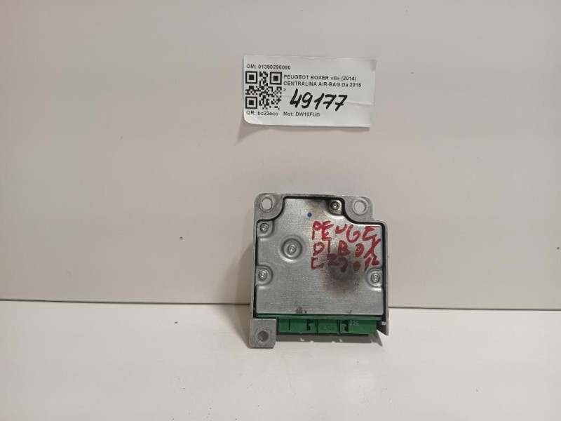 Centralina Air-bag 01390298080 Peugeot Boxer III 2014