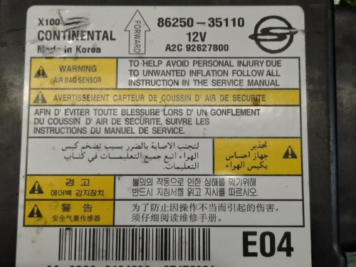 Centralina Air-bag 86250-35110 Ssangyong Tivoli 2015