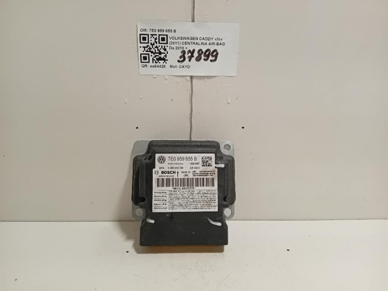 Centralina Air-bag 7E0 959 655 B Volkswagen Caddy IV 2011