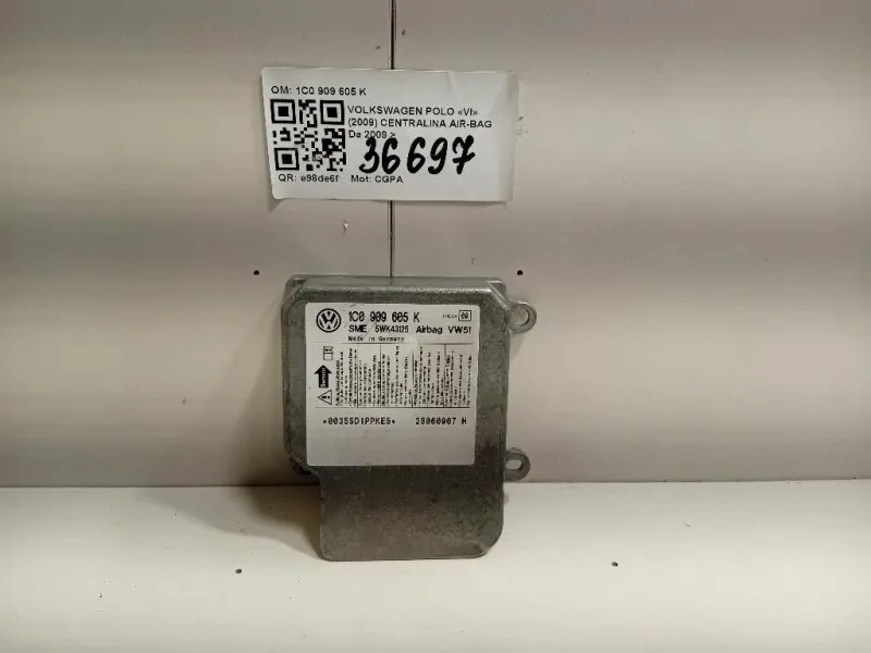Centralina Air-bag 1C0909605K Volkswagen POLO VI 2009