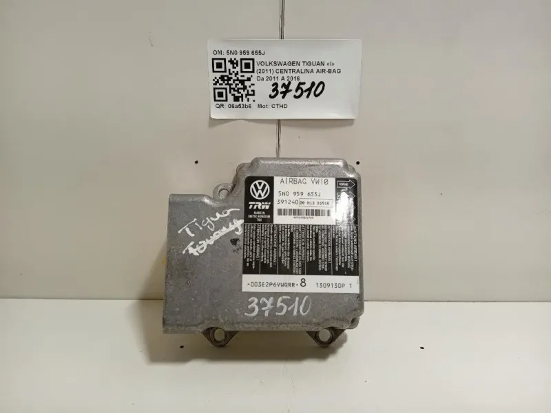 Centralina Air-bag 5N0 959 655J Volkswagen Tiguan I 2011