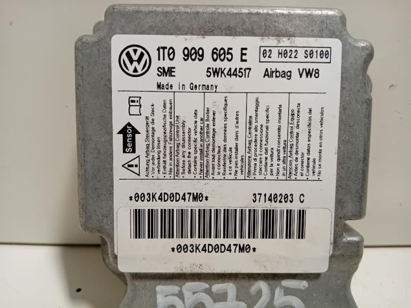 Centralina Air-bag 1T0909605E Volkswagen Touran III 2010