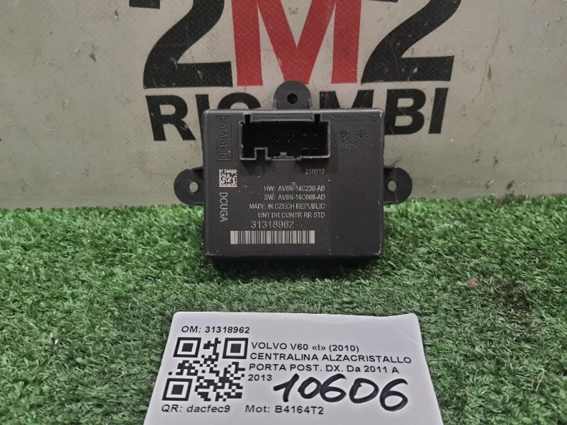 Centralina Alzacristallo Porta POST DX 31318962 Volvo V60 I 2010