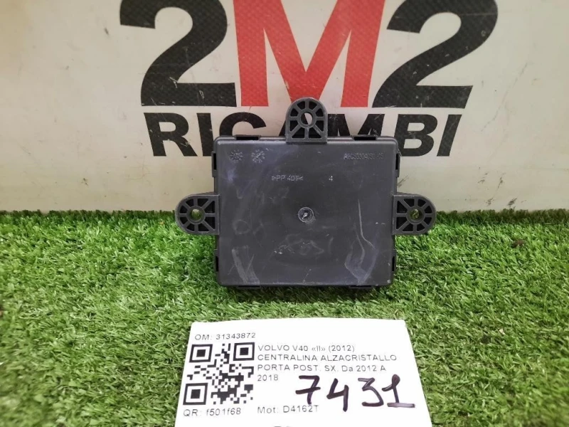 Centralina Alzacristallo Porta POST SX 31343872 Volvo V40 II 2012