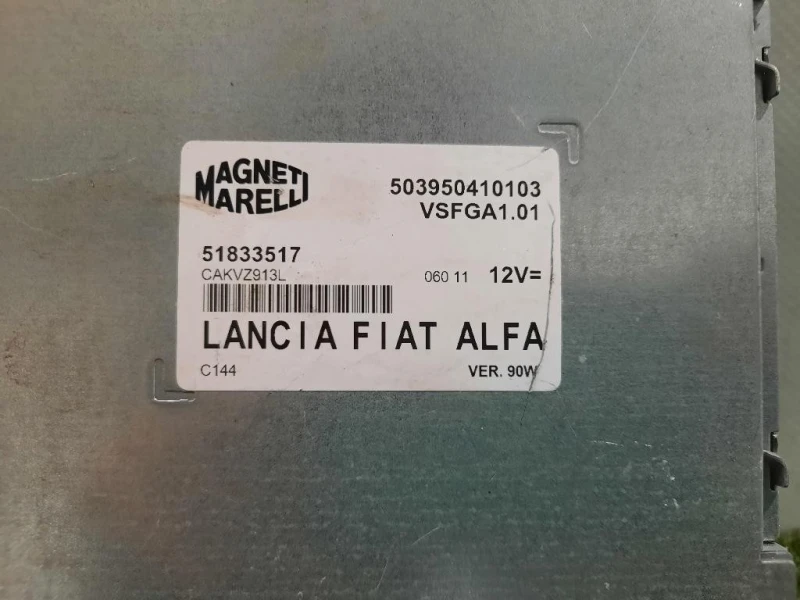 Centralina Amplificatore Acustico 51833517 Alfa Romeo Giulietta 2010