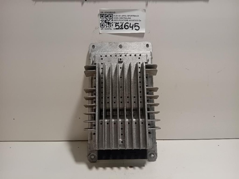 Centralina Amplificatore Acustico 8P4035223D Audi A3 8PA Sportback 2008