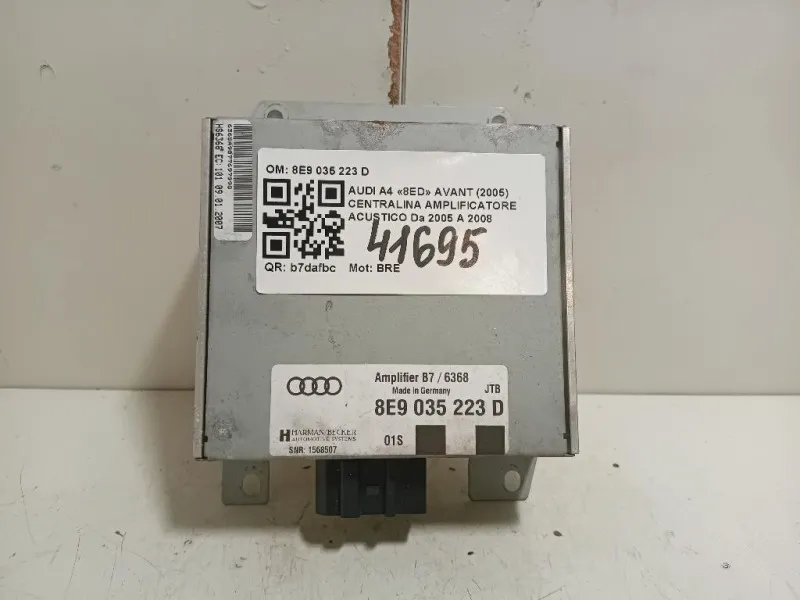 Centralina Amplificatore Acustico 8E9 035 223 D Audi A4 8ED Avant 2005