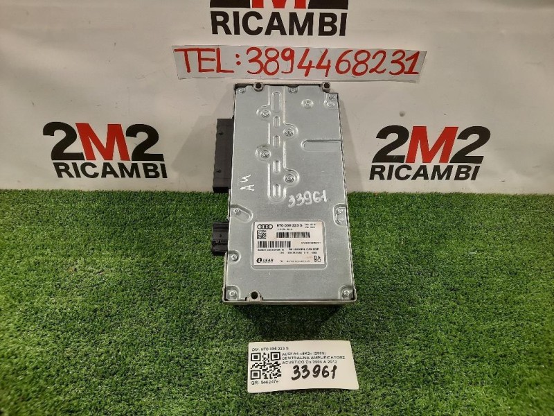 Centralina Amplificatore Acustico 8T0035223S Audi A4 8K2 2008