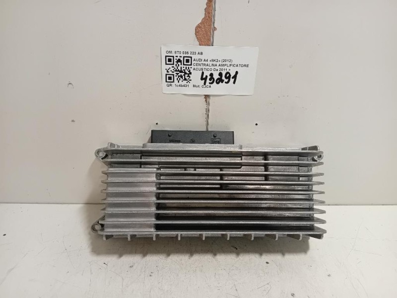 Centralina Amplificatore Acustico 8T0 035 223 AB Audi A4 8K2 2012