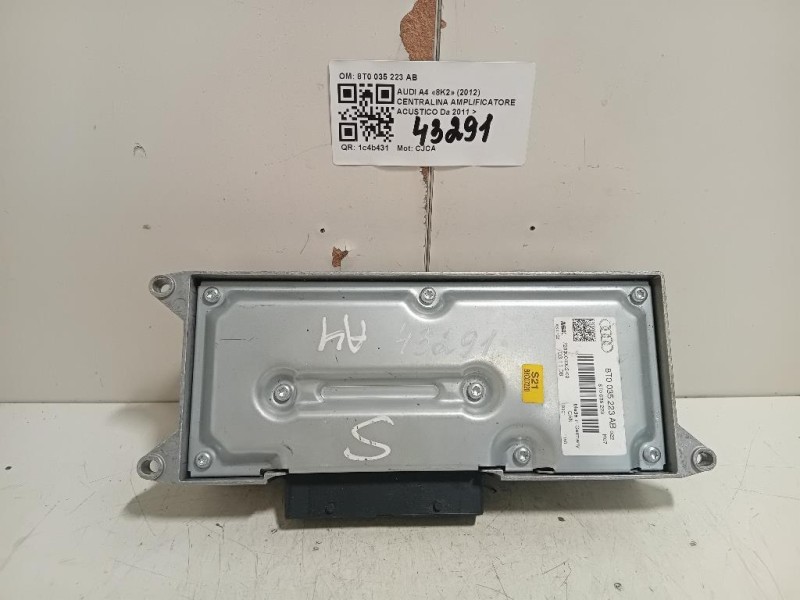 Centralina Amplificatore Acustico 8T0 035 223 AB Audi A4 8K2 2012