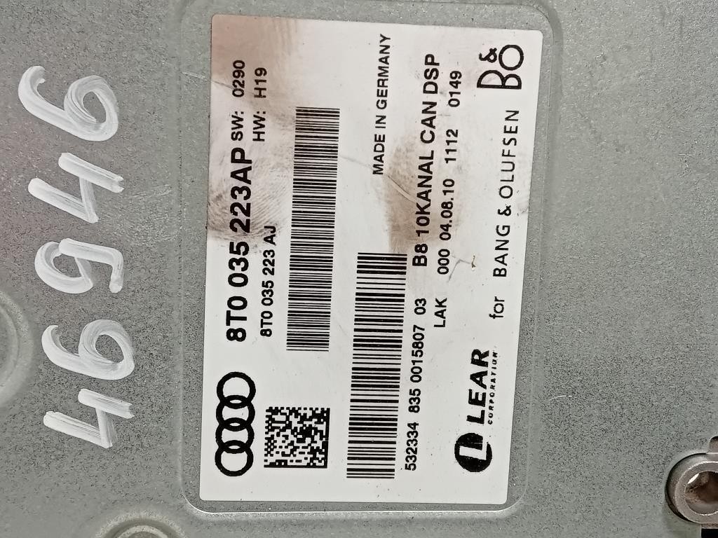 Centralina Amplificatore Acustico 8T0 035 223 AP Audi A5 8T3 2008