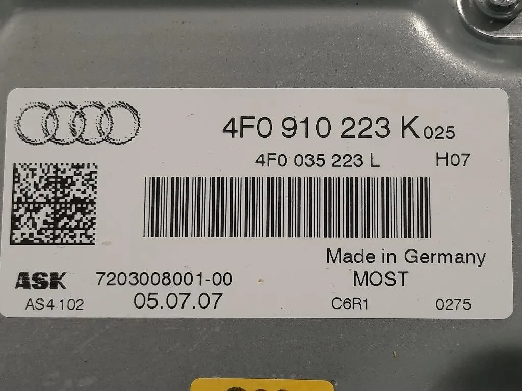 Centralina Amplificatore Acustico 4F0 910 223 K Audi A6 4F2 2008