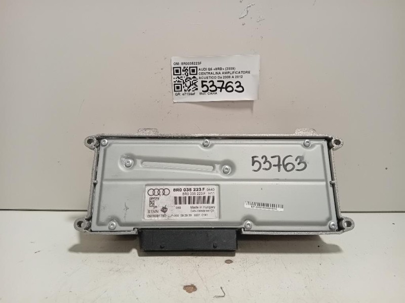 Centralina Amplificatore Acustico 8R0035223F Audi Q5 8RB 2009