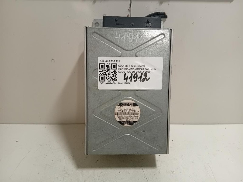 Centralina Amplificatore Acustico 4L0 035 223 Audi Q7 4LB 2006