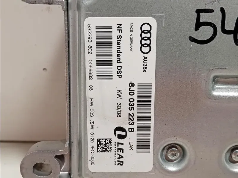 Centralina Amplificatore Acustico 8J0035223B Audi TT 8J3 2007