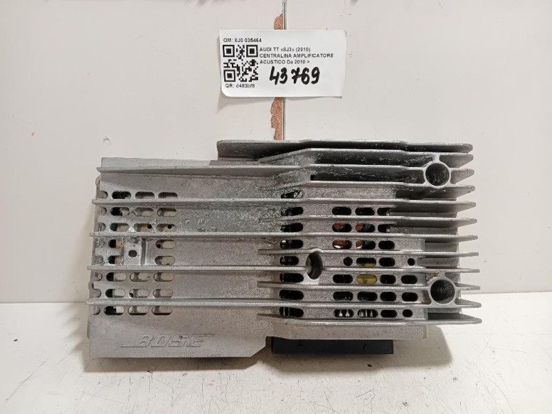 Centralina Amplificatore Acustico 8J0 035464 Audi TT 8J3 2010