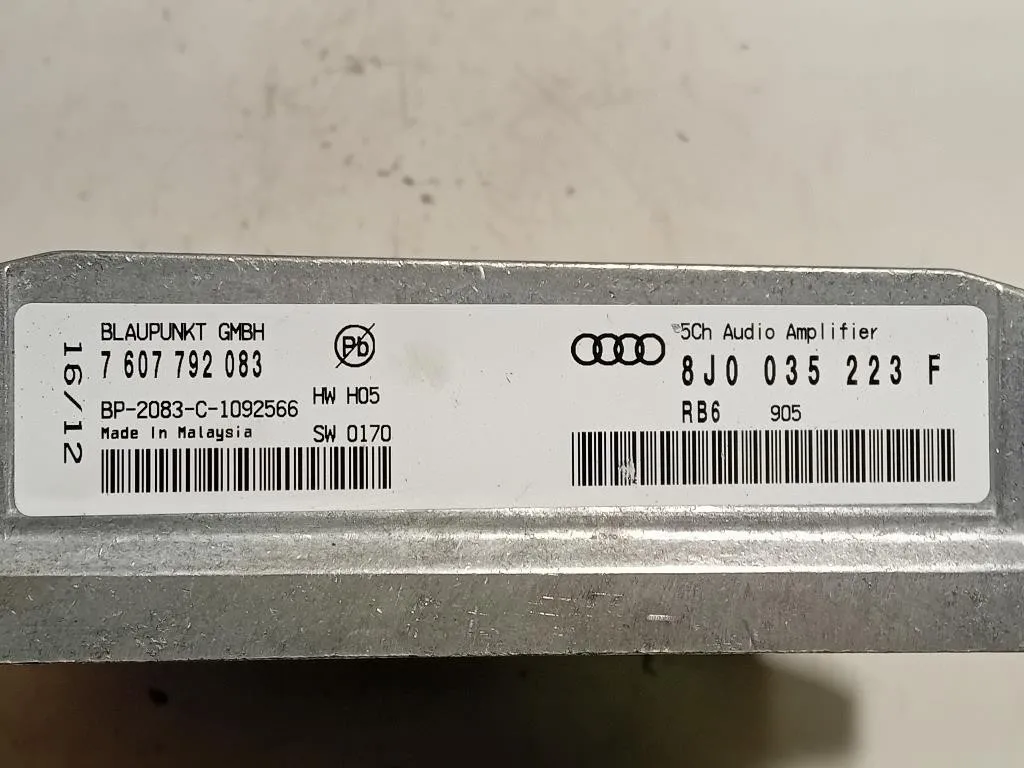 Centralina Amplificatore Acustico 8J0 035 223 F Audi TT 8J3 2010