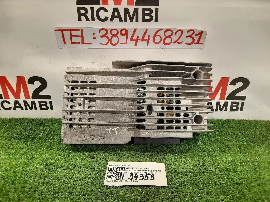 Centralina Amplificatore Acustico 8J0 035 223 C Audi TT 8J3 2010