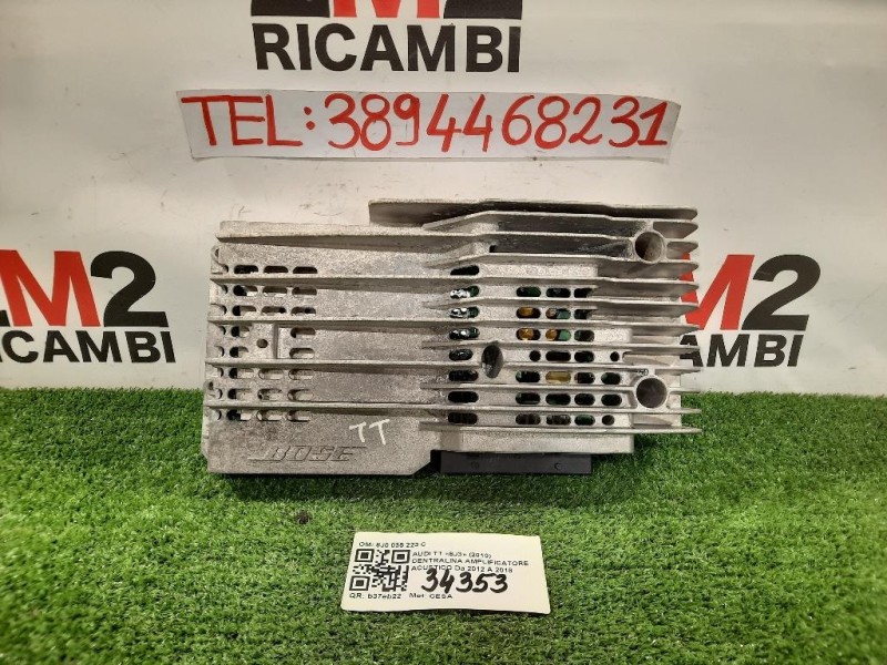 Centralina Amplificatore Acustico 8J0 035 223 C Audi TT 8J3 2010