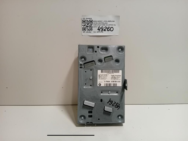 Centralina Amplificatore Acustico 6846905 Bmw Serie 1 F20 Berlina 2015