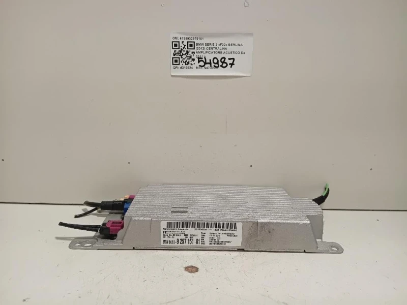 Centralina Amplificatore Acustico 6135932970101 Bmw Serie 3 F30 Berlina 2012