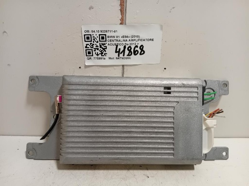 Centralina Amplificatore Acustico 8410 9226711-01 Bmw X1 E84 2010