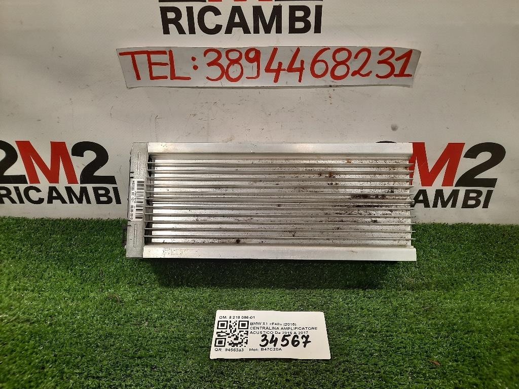 Centralina Amplificatore Acustico 6512921808601 Bmw X1 F48 2015