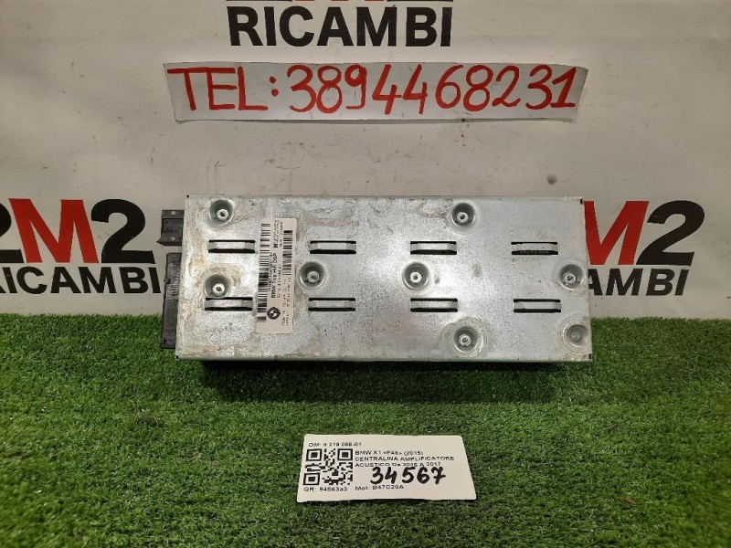 Centralina Amplificatore Acustico 6512921808601 Bmw X1 F48 2015