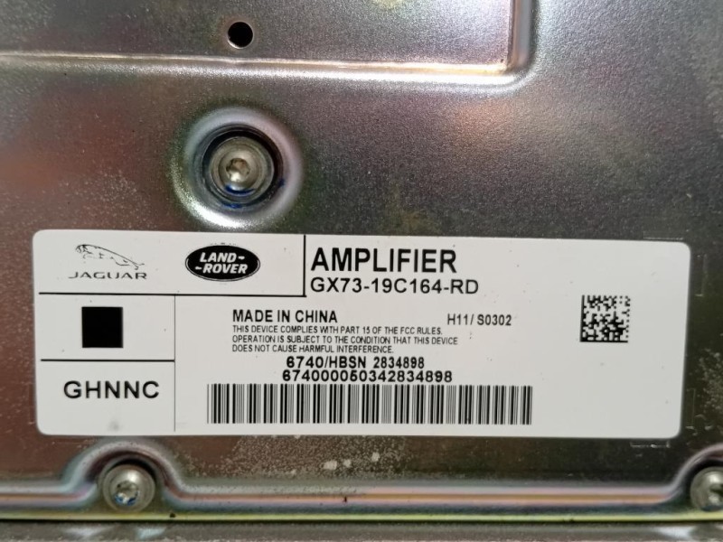 Centralina Amplificatore Acustico GX73-19C165-RD Jaguar XE 2015