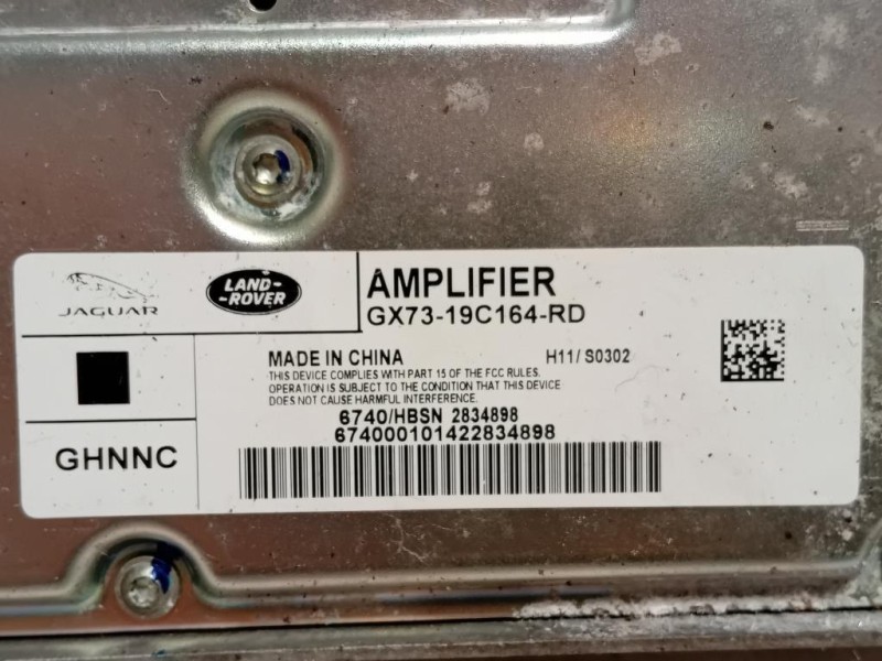 Centralina Amplificatore Acustico GX73-19C164-RD Jaguar XE 2015