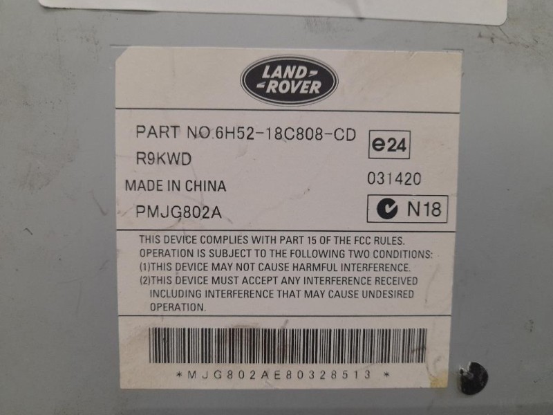 Centralina Amplificatore Acustico 6H5218C808CD Jaguar XF I 2008