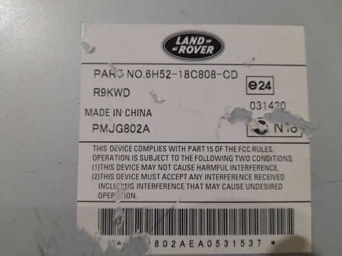 Centralina Amplificatore Acustico 6H5218C808 Jaguar XF I 2008