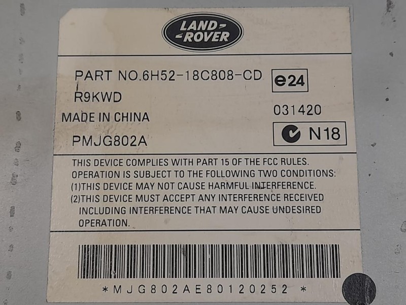 Centralina Amplificatore Acustico 6H5218C808 Jaguar XF I 2008