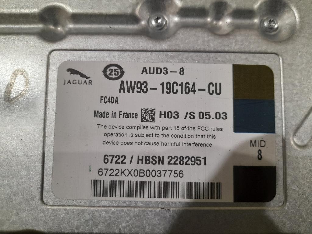 Centralina Amplificatore Acustico 19C164 Jaguar XF I 2011