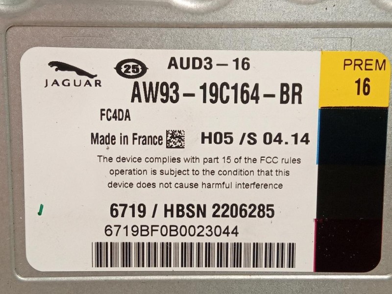 Centralina Amplificatore Acustico AW93-19C164-BR Jaguar XJ8 X408 2003