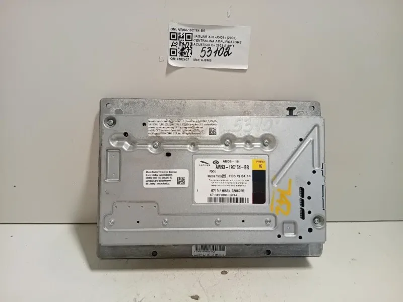 Centralina Amplificatore Acustico AW93-19C164-BR Jaguar XJ8 X408 2003