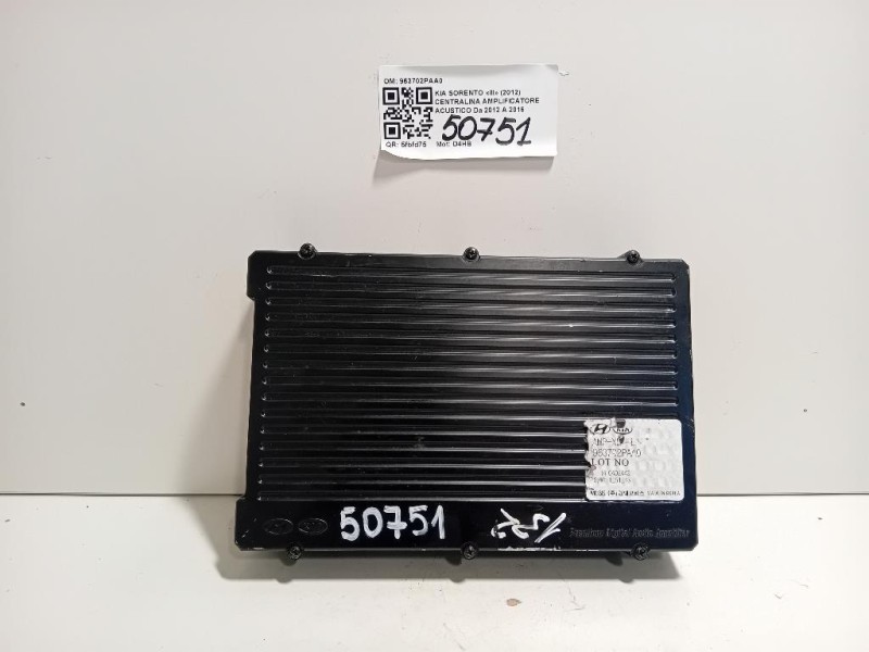 Centralina Amplificatore Acustico 963702PAA0 Kia Sorento III 2012