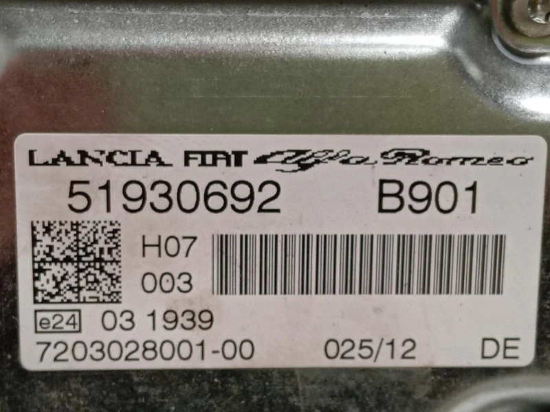 Centralina Amplificatore Acustico 51930692 Lancia Ypsilon III 2011