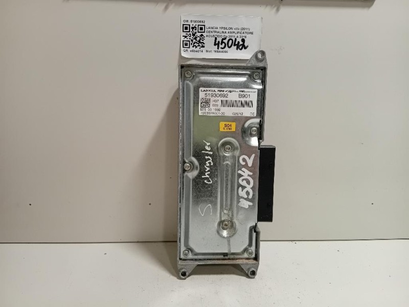 Centralina Amplificatore Acustico 51930692 Lancia Ypsilon III 2011