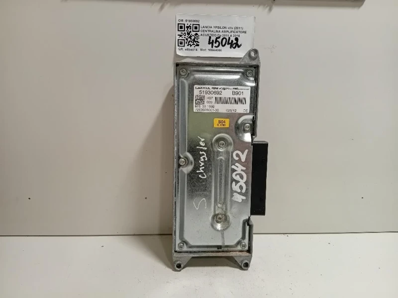 Centralina Amplificatore Acustico 51930692 Lancia Ypsilon III 2011