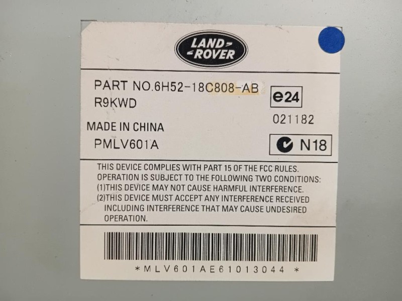Centralina Amplificatore Acustico 6H52-18C808-AB Land Rover Freelander II 2007