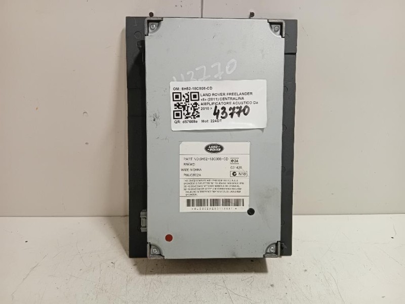 Centralina Amplificatore Acustico 6H52-18C808-CD Land Rover Freelander II 2011