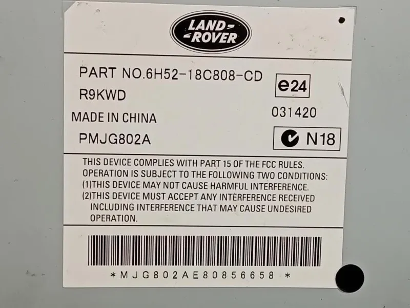 Centralina Amplificatore Acustico 6H52-18C808-CD Land Rover Freelander II 2011
