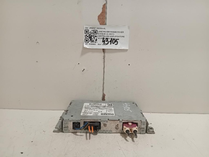 Centralina Amplificatore Acustico VP6F6F-19C034-AL Land Rover Range Rover Evoque I 2011